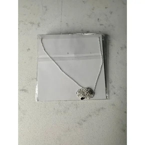 Sterling Silver Twisted Eternity Ring with Pearl & Great Grandma Necklace - Picture 3 of 3